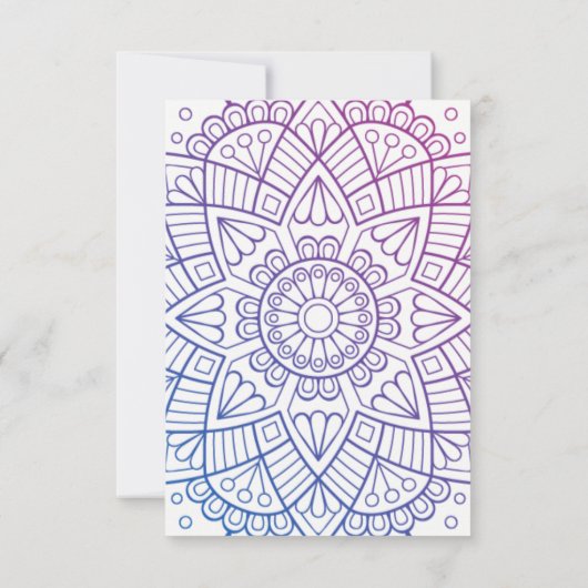 Boho-Stil Scheidung Party Einladung (Rückseite)