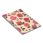 Boho Stil Staub floral Muster. Notizblock (Rechte Seite)