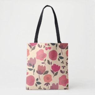 Boho Stil Staub floral Muster. Tasche