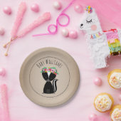 Boho Stinktier-Cardstock inspirierte Pappteller (Party)