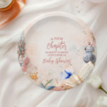 Boho Storybook Baby Shower Pappteller<br><div class="desc">Fügen Sie Ihrer Babydusche eine Touch literarischer Magie mit unserem Storybook New Chapter Baby Shower Paper Teller hinzu. Diese Teller sind mit einem charmanten Geschichtenbuch-Thema gestaltet und zeichnen sich durch Bücher aus, elegante Aquarellakzente und eine skurrile Typografie aus, die den Beginn des neuen Kapitels Ihres Kleinen feiert. Diese Teller sind...</div>