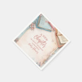 Boho Storybook Baby Shower Serviette (Ecke)
