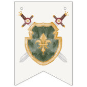 Boho Storybook Dragon Baby Dusche Willkommen Wimpelkette (Erste Fahne)