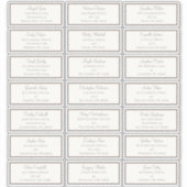 Boho Storybook Dragon Baby Showadresse Aufkleber (Vorderseite)