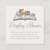 Boho Storybook Dragon Baby Shower Shower Shower Begleitkarte (Vorderseite)