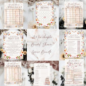 Boho Storybook Floral Mad Libs Brautparty Game