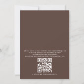 Boho-Strand-Meer-Wasserfarbe-elegante-QR-Code-Hoch Einladung (Rückseite)