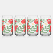 Boho Strawberries Dosenglas (Links)