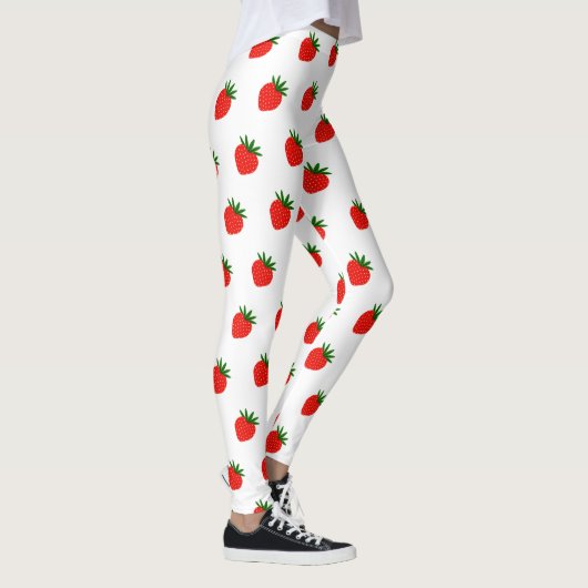 Boho Strawberry Leggings - Custom Berry Print Gift (Rechts)