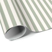Boho-Streifen gestreift neutrales minimalistisches Geschenkpapier (Rolleneckpunkt)