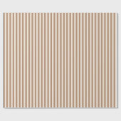 Boho Stripe Striped Neutral Minimalist Earth Tones Geschenkpapier (Flach)