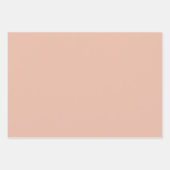 Boho Striped Birthday Girl Babydusche Pink Orange Geschenkpapier Set (Vorderseite)