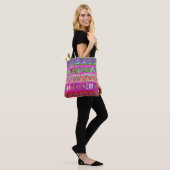 Boho Striped Tasche (Am Model)