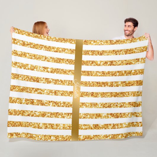 Boho Stripes Collection für den vertikalen Glitzer Fleecedecke (Beispiel)