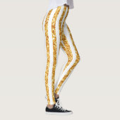 Boho Stripes Collection für den vertikalen Glitzer Leggings (Rechts)