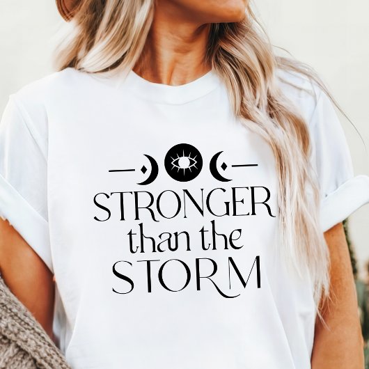 Boho Stronger als der stürmische Halbmond Tri-Blend Shirt