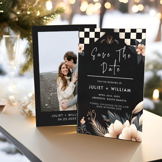 Boho Studio Creative Illustriert Wedding Save The Date