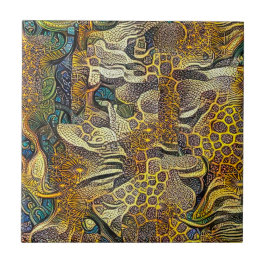 Boho Style Abstrakte Keramik Fliese