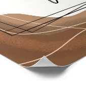 Boho Style Art Familie ist die wichtigste Sache Poster (Ecke)