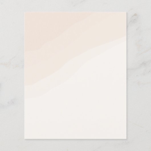 Boho Style Baby stroller neutral baby shower (Rückseite)