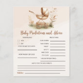 Boho Style Baby stroller neutral baby shower (Vorderseite)