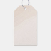 Boho Style Baby stroller neutral baby shower Geschenkanhänger (Rückseite)