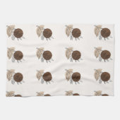 Boho Style Bohemische Minimalistische Küche Handtu Geschirrtuch (Horizontal)