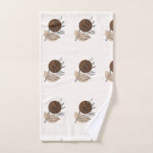 Boho Style Bohemische Minimalistische Kunst Badhandtuch Set (Handtuch)