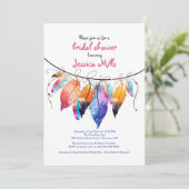 Boho Style Einladung (Stehend Vorderseite)