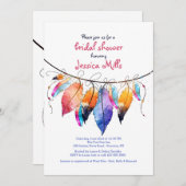 Boho Style Einladung (Vorne/Hinten)