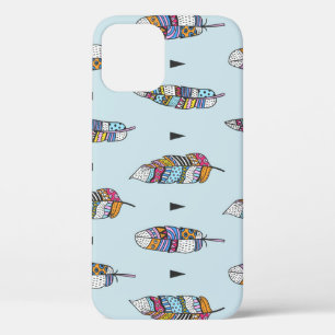 Boho Style Feather Hand Drawn Case-Mate iPhone Hülle