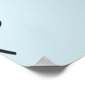 Boho Style Feather Hand Drawn Poster (Ecke)