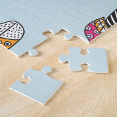 Boho Style Feather Hand Drawn Puzzle (Seite)