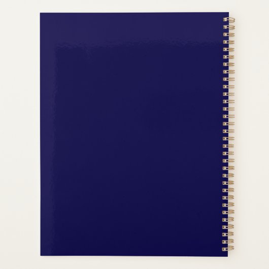 Boho Style/ Floral Cat Lover's Planer (Rückseite)