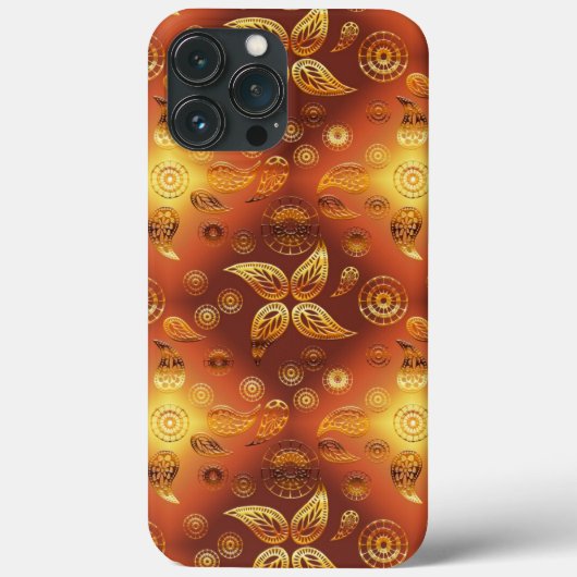 Boho Style Floral Ethnic Case-Mate iPhone Hülle (Rückseite)