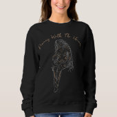 Boho Style - Flüstern des Universums Sweatshirt (Vorderseite)