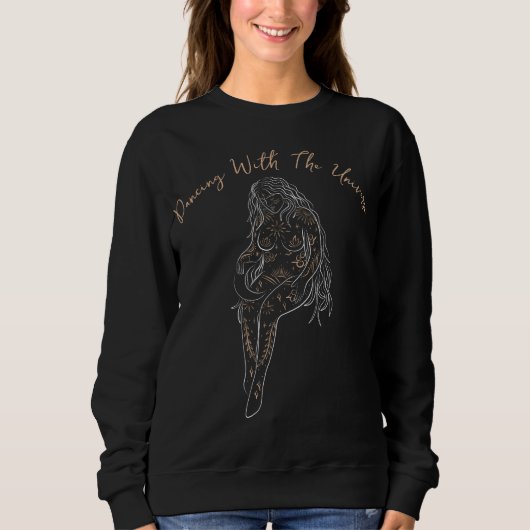 Boho Style - Flüstern des Universums Sweatshirt (Vorderseite)