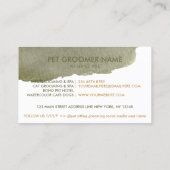 Boho Style Grooming Pet Bath Wellness-Center Katze Visitenkarte (Rückseite)