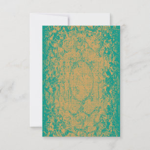 Boho Style Halftone Grunge Blank Einladung