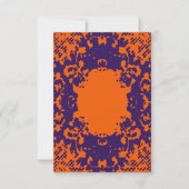 Boho Style Halftone Grunge Texture Einladung (Vorderseite)