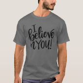 Boho Style Ich glaube an dich Lehrer Testing Day G T-Shirt (Vorderseite)