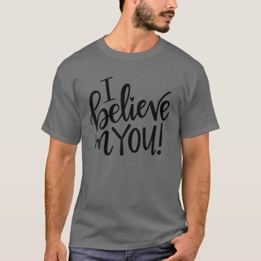 Boho Style Ich glaube an dich Lehrer Testing Day G T-Shirt (Vorderseite)