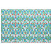 Boho Style | Karnevalsfarben Zickzack Stoff (Fat Quarter (45,7 x 55,9 cm))
