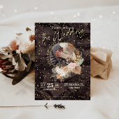 Boho Style mit Gold Star Wedding Foil Einladung