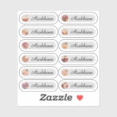 Boho Style Name Stickers Aufkleber (Blatt)