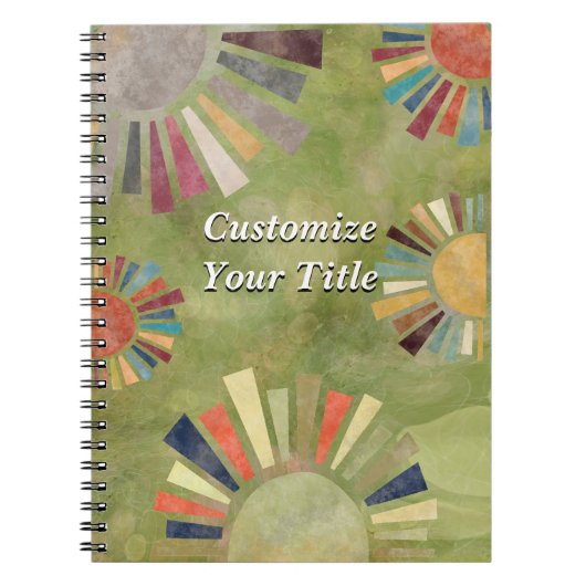 Boho Style Notebook Notizblock (Vorderseite)