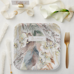 Boho Style Pappteller
