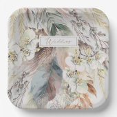 Boho Style Pappteller (Vorderseite)