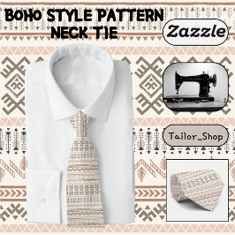 Boho Style Pattern Krawatte