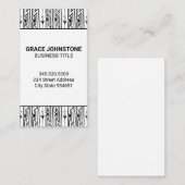 Boho Style Pattern Visitenkarte (Vorne/Hinten)